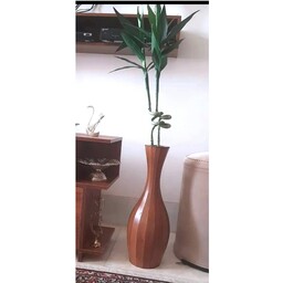 گلدان چوبی 60سانت سام دکور(هزینه پس کرایه به عهده مشتری هست) 