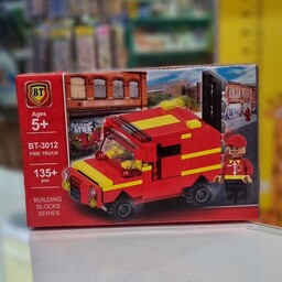 لگو ساختنی ریز بی تی مدل کامیون آتش نشانی کودک و نوجوان