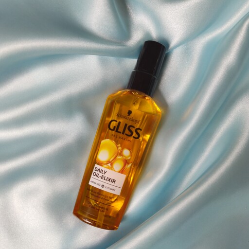 روغن آرگان گلیس اصل ترمیم کننده مو ، با حجم 75 میل ، مدل daily oil elixir