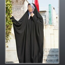 چادر بحرینی صدفی ، پارچه کن کن سوپر ژرژت          