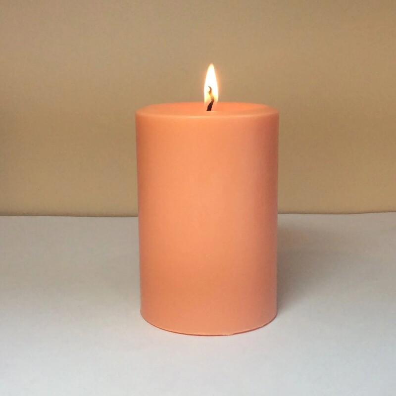 رنگ شمع مایع هلویی با قطره چکان