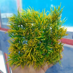 گیاه مصنوعی آکواریوم مدل کفی کد27 (سبززررد)