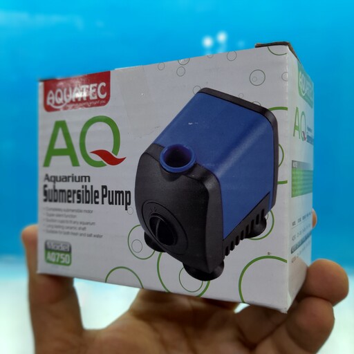 واتر پمپ تصفیه آکواریوم AQ-750 آکواتک (کف کش- قابل اتصال به تاپ فیلتر- 70 تا 100 لیتر)