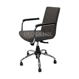 صندلی اداری منشی دکوچین مدل k401 با روکش پارچه کنفی
