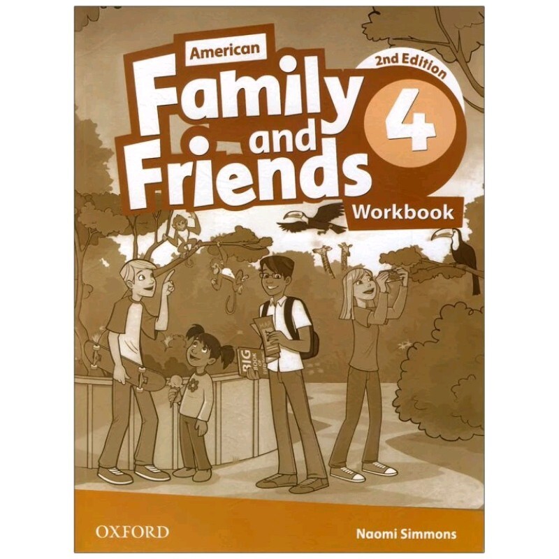  کتاب زبان امریکن فمیلی اند فرندز 4 ویرایش دوم American Family and Friends 4  2nd