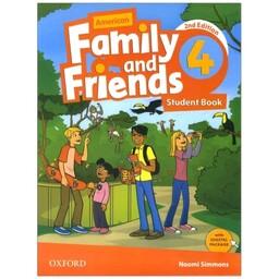  کتاب زبان امریکن فمیلی اند فرندز 4 ویرایش دوم American Family and Friends 4  2nd