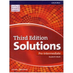 کتاب زبان  Solutions Per-Intermediate Third edition اثر Tim Falla Paul A.Davies انتشارات Oxford

