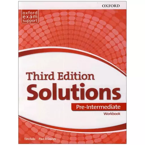 کتاب زبان  Solutions Per-Intermediate Third edition اثر Tim Falla Paul A.Davies انتشارات Oxford

