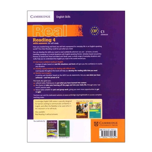 کتاب زبان Real Reading 4 اثر Liz Driscoll انتشارات Cambridge

