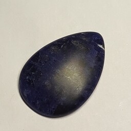 سنگ سودالیت آبی نگین مناسب آویز زنانه یا رکاب طبیعی و معدنی  تراش اشک