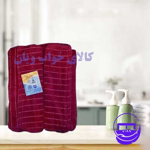 حوله تن پوش یا پالتویی تنپاک زرشکی ایکس لارج و 2ایکس لارج (XL-2XL-135)