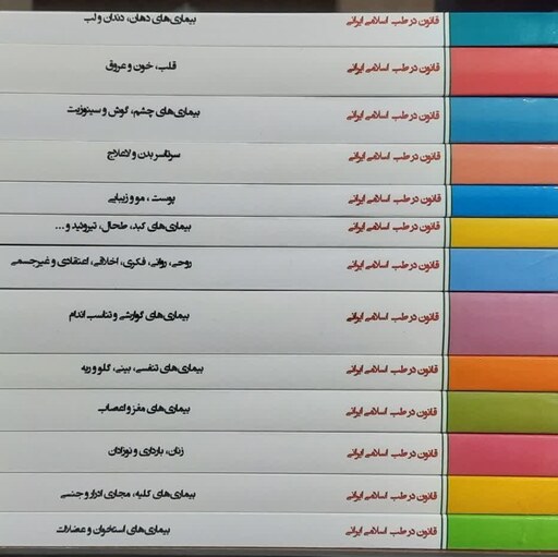کتاب قانون در طب اسلامی ایرانی (کلیه ، مجاری ادرار و جنسی از  مجموعه 13 جلدی)