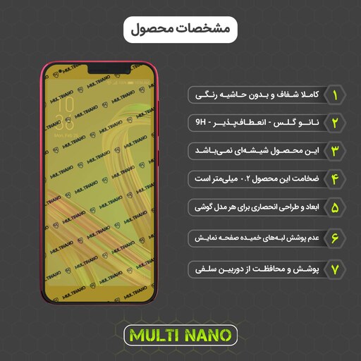 محافظ صفحه نمایش مولتی نانو مدل X-S1N برای ایسوس Zenfone Live L2