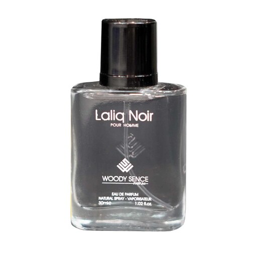 عطر جیبی مردانه وودی سنس مدل لالیک نویر Laliq Noir