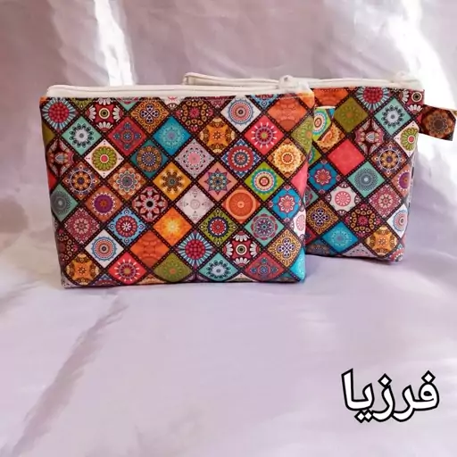 مجموعه سه عددی جا لوازم طرح سنتی چرم