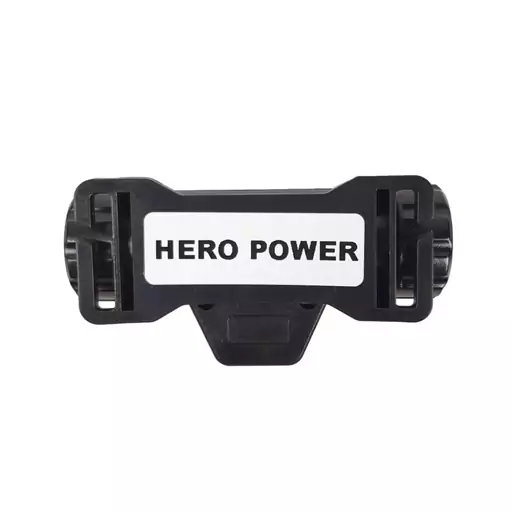 چراغ قوه پیشانی بند مدل Hero-power شارژی - جایگاه میکرو  USB   برد نور بالا - نگه داری  بالای شارژ  - لامپ ها XPE-COB