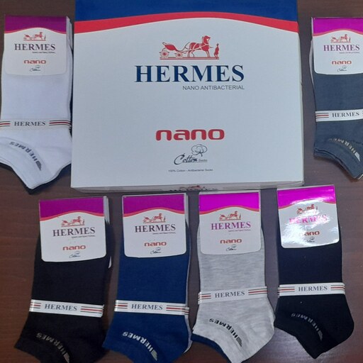 جوراب مردانه مچی مارک HERMES ــ6عددی