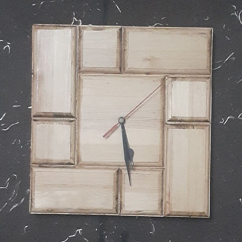 ساعت چوبی دیواری مدل سارینا