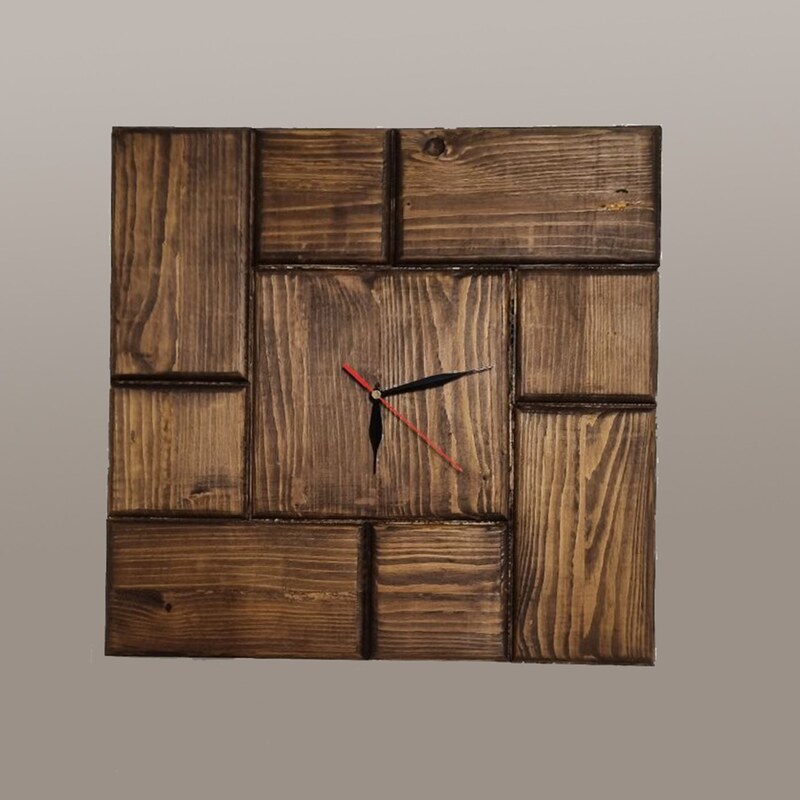 ساعت چوبی دیواری مدل سارینا