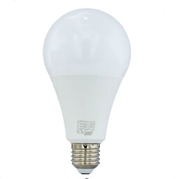 لامپ ال ای دی 20 وات حبابی آوا (15  ماه گارانتی تعویض)