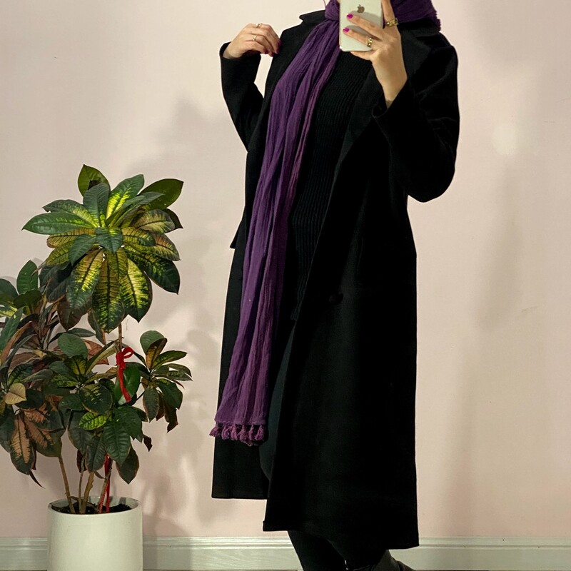 پالتو زنانه بلند ، سوییت پشت غواصی درجه یک، سایز 38 تا 48گ رنگ شتری، مشکی و طوسی