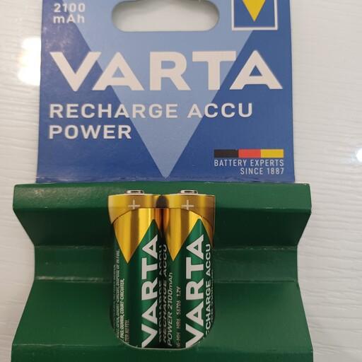 باتری قلمی شارژی 1.2 ولت 2100 میلی آمپر  وارتا VARTA
