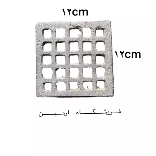 درب توری چدنی 12 در 12 (پنجره چدنی)