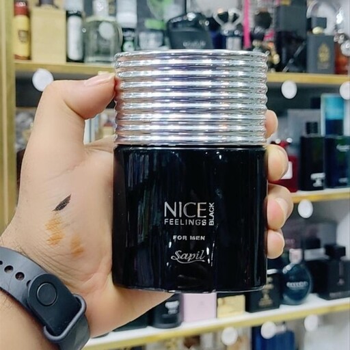 عطرادکلن سپیل نایس فیلینگز بلک مردانه اورجینال sapil nice feelings black for men