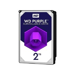 هارد دیسک اینترنال وسترن دیجیتال سری بنفش مدل WD Purple ظرفیت 2 ترابایت