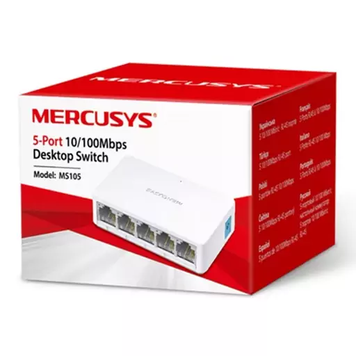 سوییچ شبکه 5 پورت مرکوسیس مدل Mercusys MS105