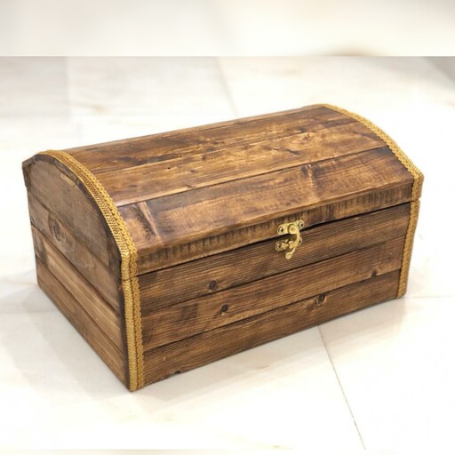 صندوق چوبی، جعبه چوبی مناسب جهزیه عروس و کادویی و شب یلدایی عروس و داماد  با چوب روس و فیبر کیفیت عالی