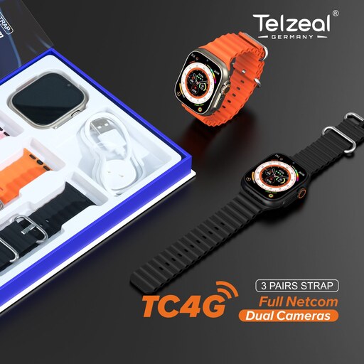 ساعت هوشمند تلزیل مدل Telzeal TC4G  حافظه 64     رم 4    همراه با کد رجستری  