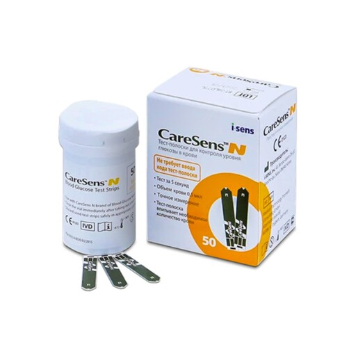 نوار تست قند خون کرسنس CareSens N بسته 50 عددی