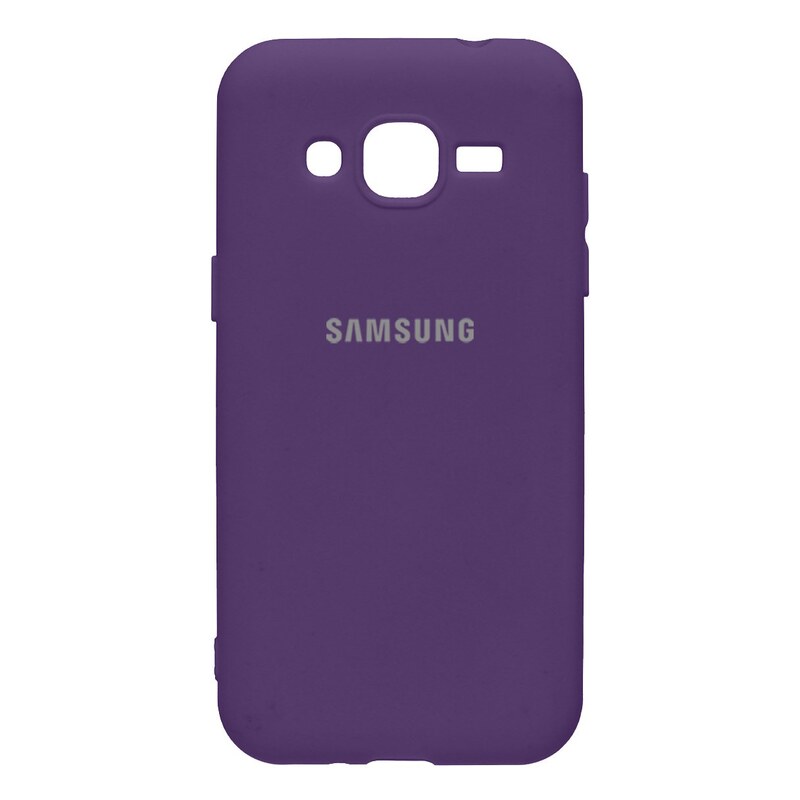 قاب سیلیکونی High-Copy لوگودار Samsung Galaxy J2 (2015) - J200 - بنفش کد1572
