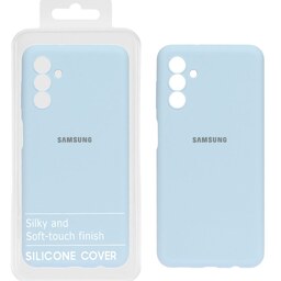 قاب سیلیکونی پاک کنی اورجینال درجه یک Samsung Galaxy A04s - آبی روشن کد3018