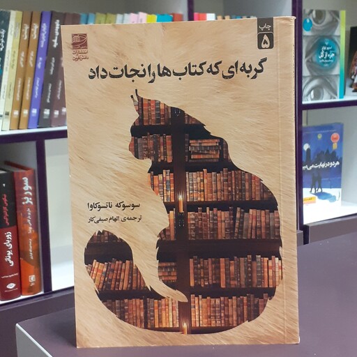 کتاب گربه ای که کتاب ها را نجات داد اثر سوسوکه ناتسوکاوا ترجمه الهام صیفی کار نشر دانش آفرین