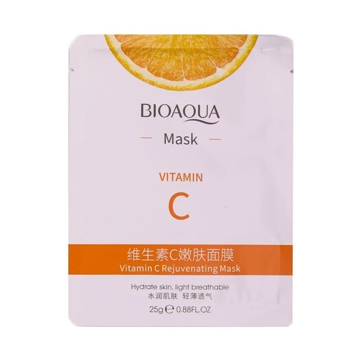 ماسک ورقه ای بیواکوا مدل vitamin c وزن 25 گرم