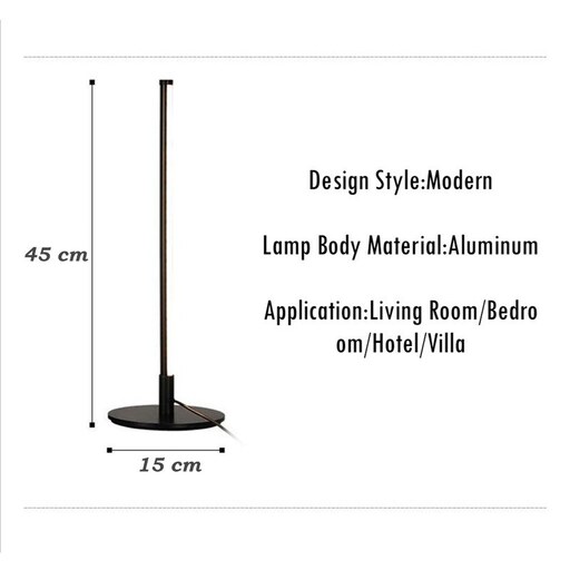 آباژور رومیزی ام کی  مدل مدرن کد AL-RGB45