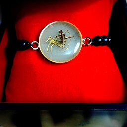 دستبند و گردنبند پسرانه شب تاب رزینی نماد ماه تولد