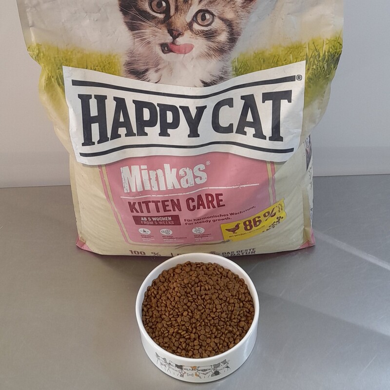 غذا خشک بچه گربه هپی کت مدل MINKAS 