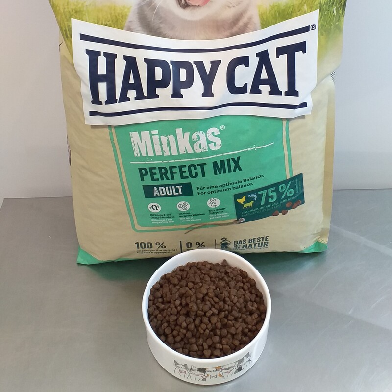 غذا خشک گربه هپی کت مدل MINKAS بالغ