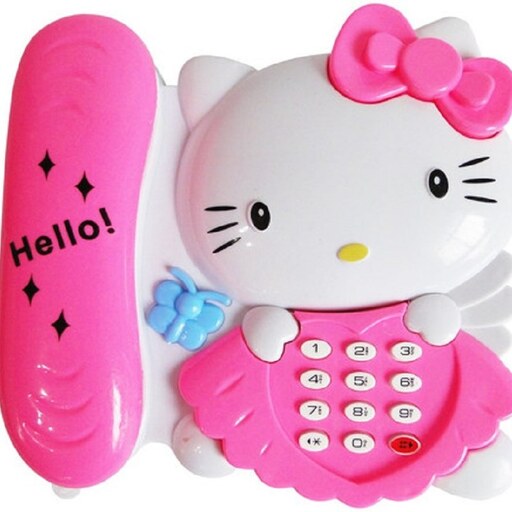 تلفن موزیکال مدل Hello Kitty