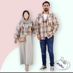 پیراهن مردانه و کت و سارافون زنانه ست زوج کد 112