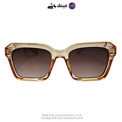عینک آفتابی زنانه موسکوت مدل UV400-6033 پلاریزه نارنجی شفاف