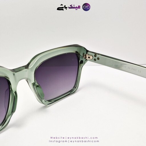 عینک آفتابی زنانه  و مردانه موسکوت مدل UV400-6033 پلاریزه سبز شفاف