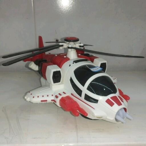 اسباب بازی هلیکوپتر موزیکال و چراغدار ،باطری خور ،خارجی و کیفیت عالی