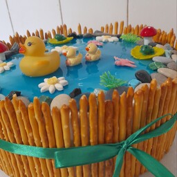 کیک تولد شکل برکه