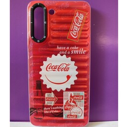 قاب (گارد )یانگ کیت گوشی سامسونگ S21FE  سه بعدی طرح کوکا کولا