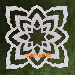الگوی پی دی اف قابل چاپ، طرح تزئینی گلهای کاغذی، سایز کاغذ a4 و a3