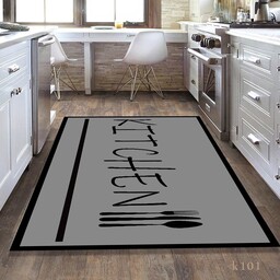 فرشینه چاپی طرح آشپزخانه مخمل ترک 2 متری برند اکسین فرش 